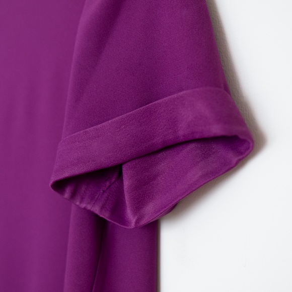 Ralph Lauren Collection - LUCINDA SILK-LAYER TOP - Picture 4 of 7